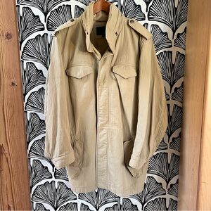 Women’s Tan Military Style Jacket